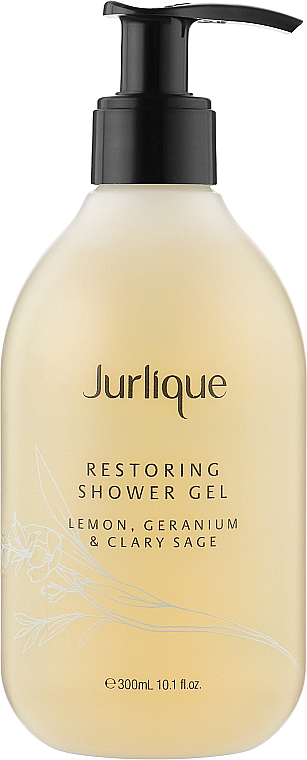 Відновлювальний гель для душу з екстрактом лимона - Jurlique Restoring Shower Gel Lemon, Geranium And Clary Sage — фото N1