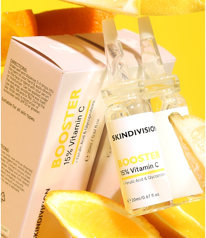 Комплексная сыворотка витамином С - SkinDivision 15% Vitamin C Booster — фото N3