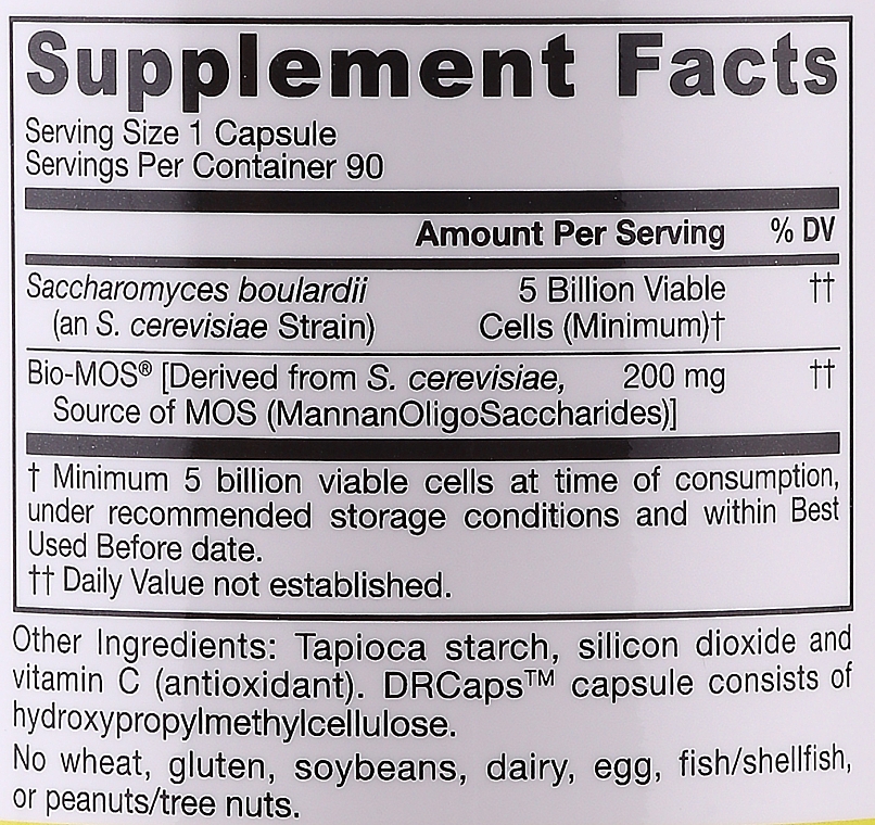 Сахаромицеты Буларди плюс МОС - Jarrow Formulas Saccharomyces Boulardii + MOS  — фото N5