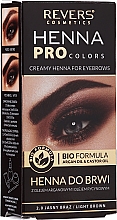 Кремовая хна для бровей - Revers Henna Pro Colors — фото N1