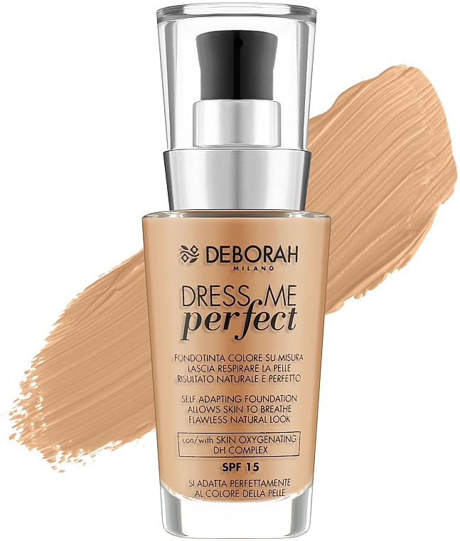 Тональна основа для обличчя - Deborah Dress Me Perfect Foundation SPF15 — фото N7