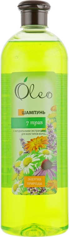 Шампунь для волосся "7 трав" - Oleo — фото N3