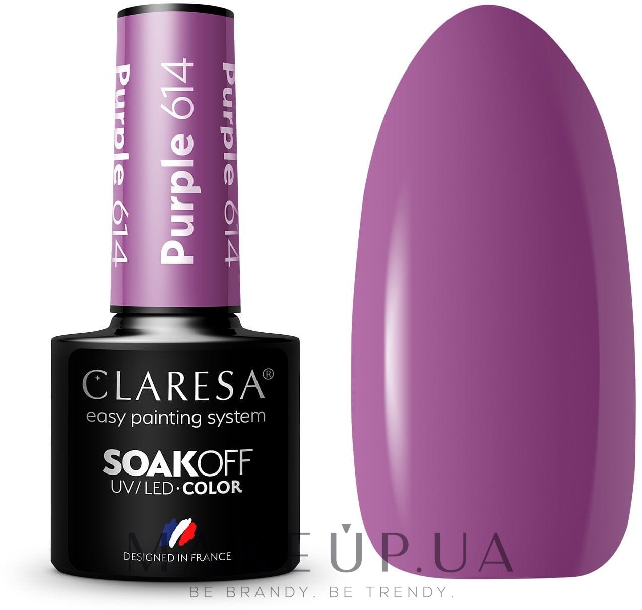 Гель-лак для ногтей - Claresa Funfair Soak Off UV/LED Color — фото 614 - Purple