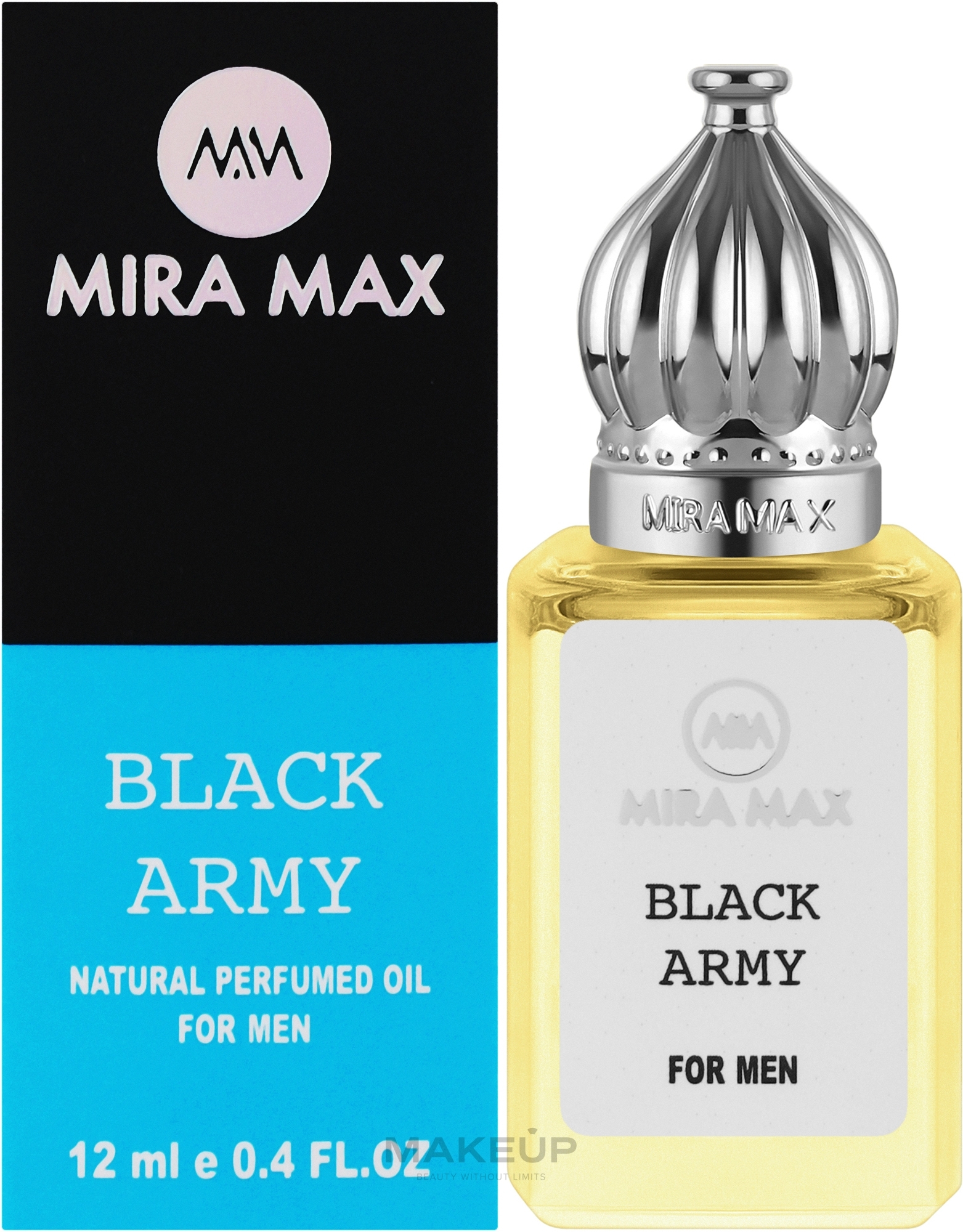 Mira Max Black Army - Парфумована олія для чоловіків — фото 12ml