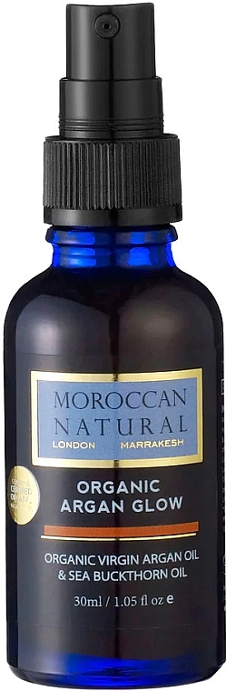Арганова та обліпихова олія для обличчя - Moroccan Natural Organic Argan Glow — фото N1