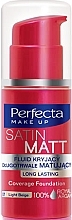 Парфумерія, косметика Тональний флюїд для обличчя - Perfecta Satin Matt Long Lasting Fluid