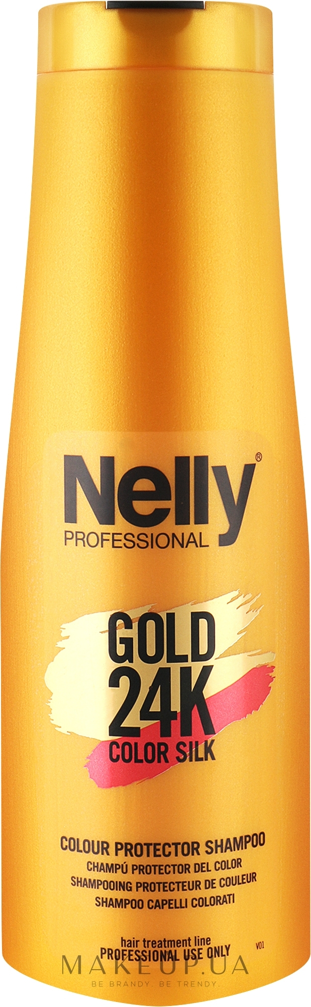 Шампунь для волосся "Colour Protector" - Nelly Professional Gold 24K Shampoo — фото 400ml