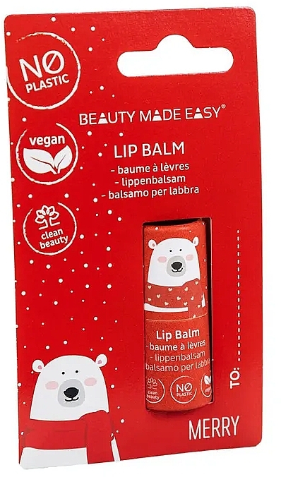 Бальзам для губ - Beauty Made Easy Merry Vegan Lip Balm — фото N3