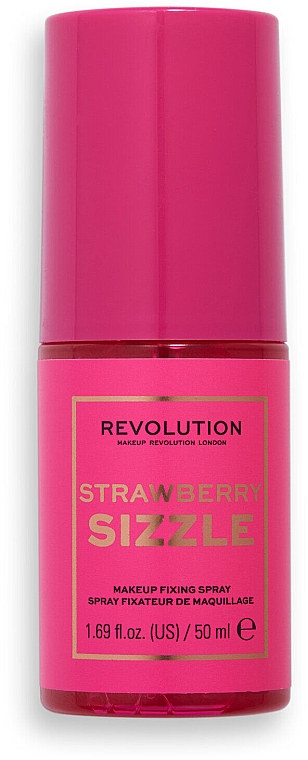 Фиксирующий спрей - Makeup Revolution Neon Heat Strawberry Sizzle Fixing Misting Spray — фото N1