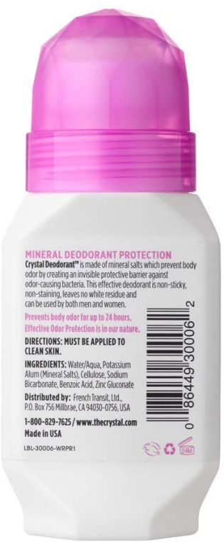Роликовый дезодорант - Crystal Body Deodorant Roll-On Deodorant — фото N5