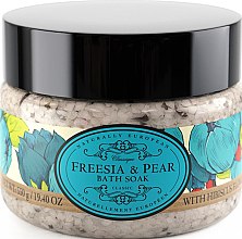 Парфумерія, косметика Сіль для ванни "Фрезія і груша" - The Somerset Toiletry Co. Naturally European Bath Salts Freesia & Pear