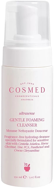 Ніжна пінка для вмивання - Cosmed Ultrasense Gentle Foaming Cleanser — фото N1