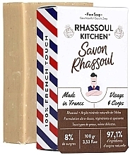 Духи, Парфюмерия, косметика Мыло для бороды, лица, тела и волос - Monsieur Barbier Rhassoul Kitchen Surgras Face And Body Soap With Rhassoul Clay