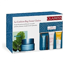 Духи, Парфюмерия, косметика Набор, 5 продуктов - Clarins La Cushion Bag Estate