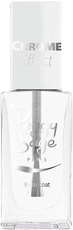 Базовое покрытие для ногтей с эффектом хрома - Peggy Sage Base Coat Chrome Effect — фото N1