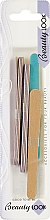 Парфумерія, косметика Пилочки для нігтів паперові, фіолетова + блакитна - Inter-Vion