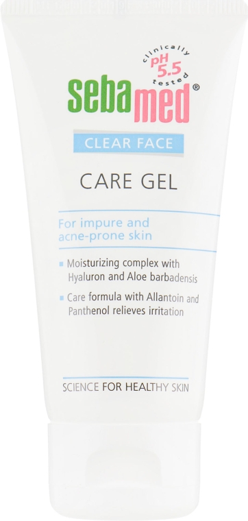 Очищающий гель для лица - Sebamed Clear Face Gel Moisturizing And Soothing Gel — фото N2
