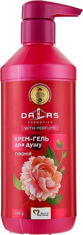 Крем-гель для душа "Пион" - Dalas Cosmetics — фото N1