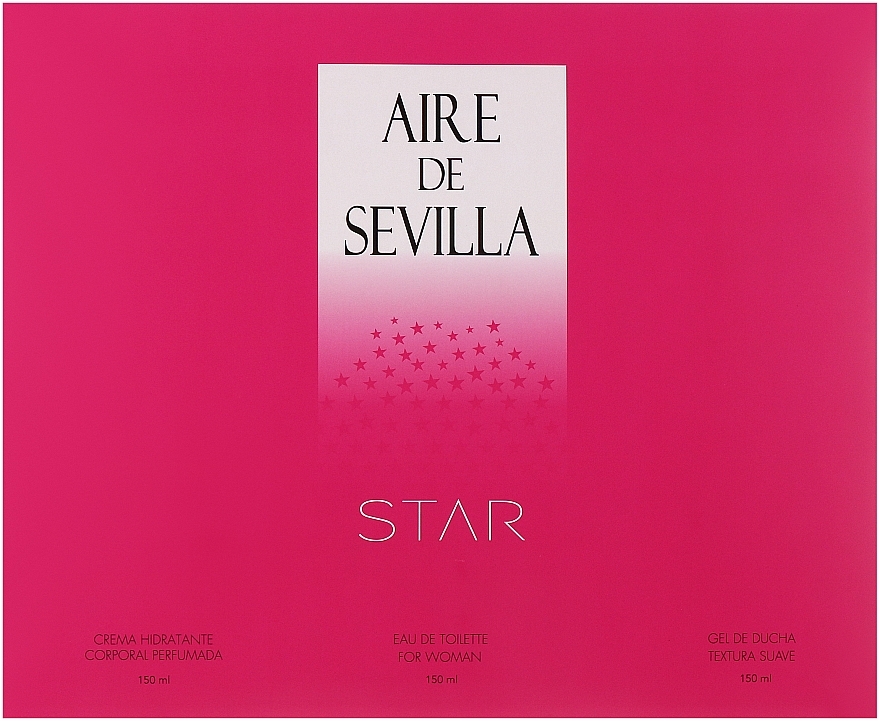 Instituto Espanol Aire de Sevilla Star - Набір (edt/150ml + b/cr/150ml + sh/gel/150ml) — фото N1