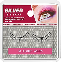 Вії накладні, пухнасті, FR 114 - Silver Style Eyelashes — фото N1