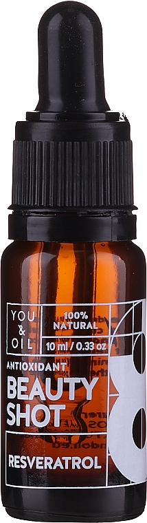 Антиоксидантная сыворотка для лица с ресвератролом - You & Oil Serum Facial N8 Antioxidante Natural Vegano Resveratrol Beauty Shot — фото N3