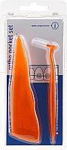 Духи, Парфюмерия, косметика Набор "Ortho Pocket Set", оранжевый - Curaprox (brushes 07,14,18/3pcs + UHS/1pcs + orthod/wax/1pcs + box)