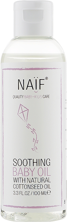 Набір - Naif Newborn Essentials the Natural Gift (b/oil/100ml + b/cr/75ml + b/oil/100ml) — фото N7