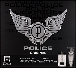 Духи, Парфюмерия, косметика Набор - Police Original (edt/100ml + sh/gel/100ml)