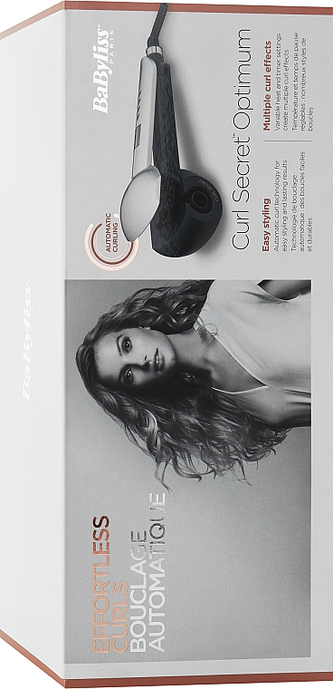 Автоматическая плойка для волос, С1600E - BaByliss Secret Curl Optimum — фото N2