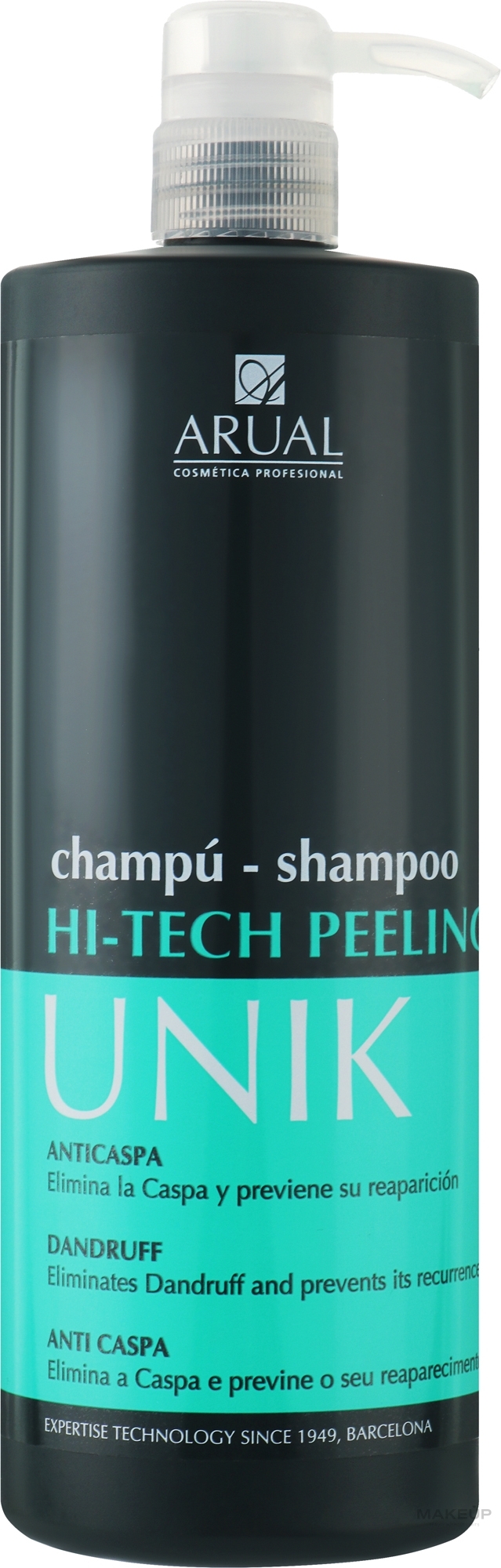 УЦЕНКА Шампунь-пилинг для волос склонных к появлению перхоти - Arual Unik Hi-Tech Peeling Shampoo * — фото 1000ml