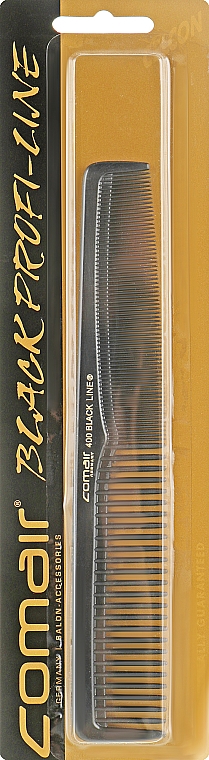 Расческа №400 B "Black Profi Line" для стрижки широкая, 18,5 см - Comair