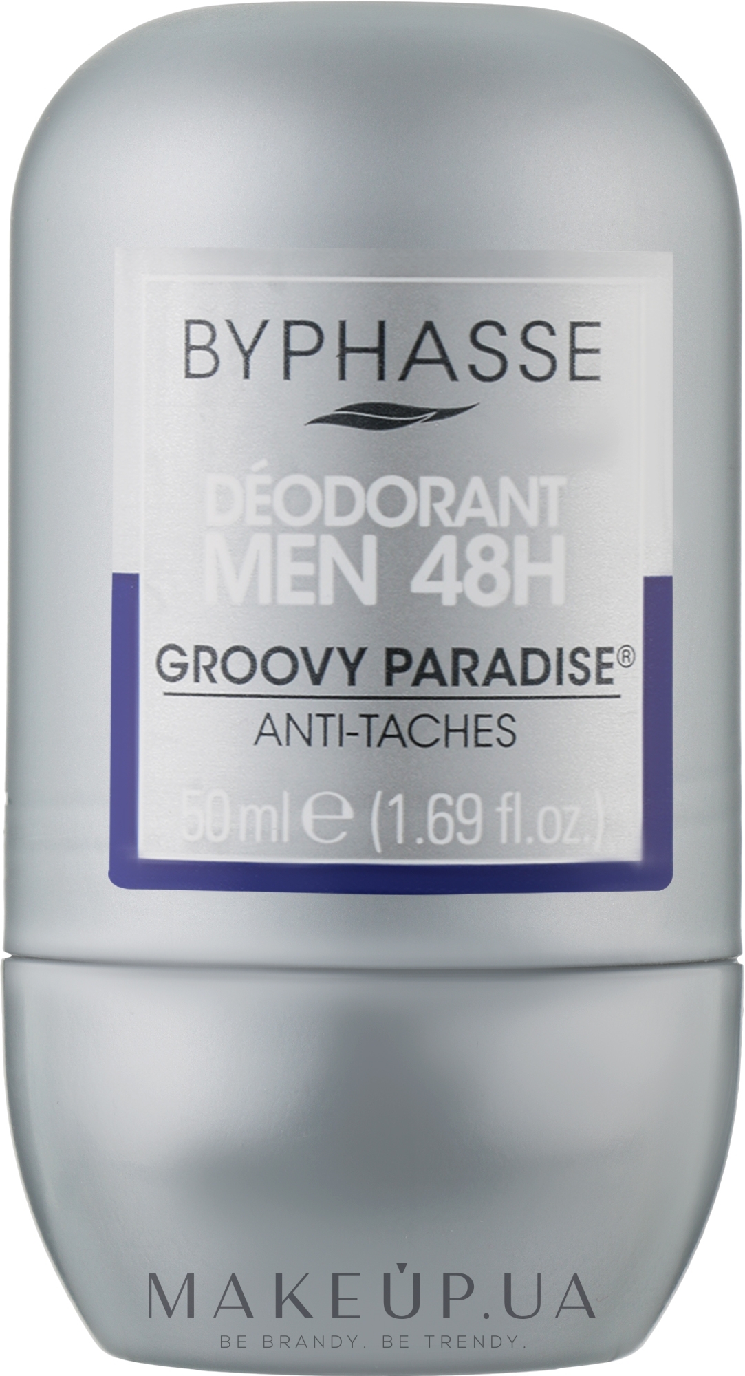 Чоловічий дезодорант роликовий "Захопливий рай" - Byphasse 48h Deodorant Man Groovy Paradise — фото 50ml