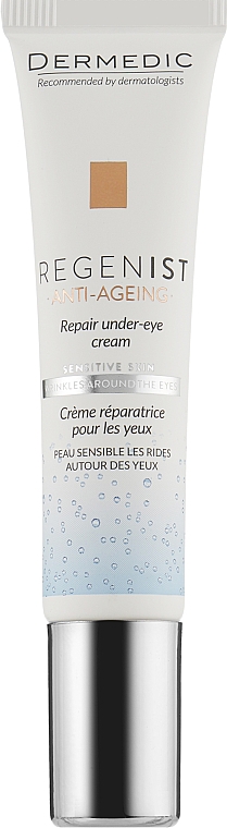 Антивіковий відновлювальний крем для шкіри навколо очей - Dermedic Regenist Anti-Agening Repair Under-Eye Cream