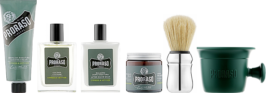 Набор, 5 продуктов - Proraso Cypress & Vetyver  — фото N2