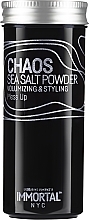 Порошковый воск для объема и укладки волос - Immortal Nyc Chaos Sea Salt Powder — фото N1