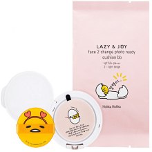 Кушон - Holika Holika Gudetama Ver2 Lazy&Joy Fase 2 Change Photo Ready Cushion BB (змінний блок) — фото N1