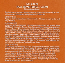 Ідеальний равликовий крем - Mizon Snail Repair Perfect Cream — фото N3