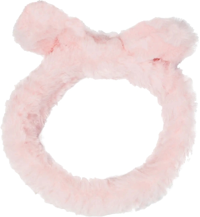 Косметична пов'язка на голову, рожева - Revolution Skincare Light Pink Headband — фото N2
