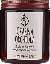 Ароматична соєва свічка "Чорна орхідея" - Bosphaera Black Orchid Candle — фото N1