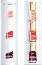 Парфумерія, косметика Mavala Mini Color (nail/polish/3x5ml) - Набір лаків для нігтів "Настрій"