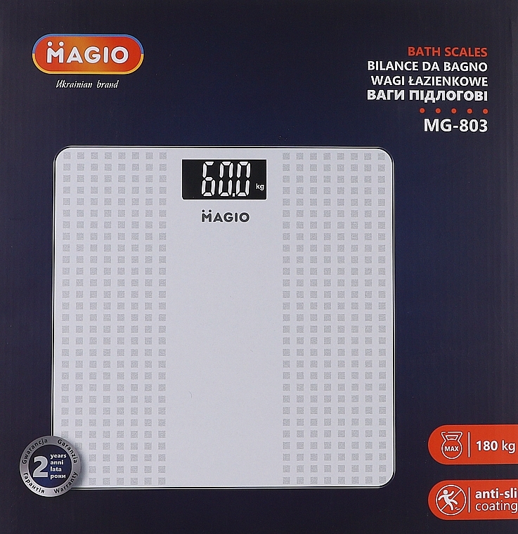 Электронные напольные весы MG-803 - Magio — фото N2