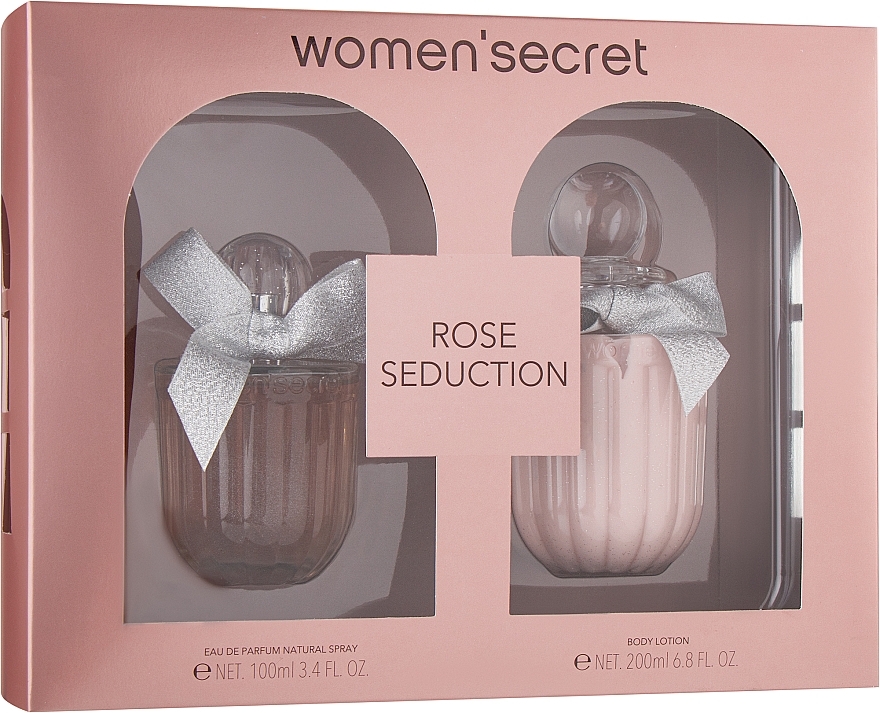 Women Secret Rose Seduction - Набор (edp/100ml + b/lot/200ml) — фото N1
