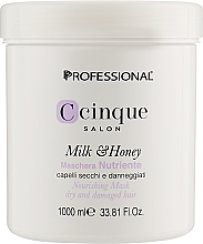 Маска питательная для волос - Professional C Cinque Milk & Honey Nourishing Mask — фото N1