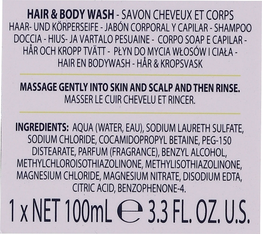 Набір - Baylis & Harding Men's Citrus Lime & Mint Bag(hair/body/wash/100ml + face/wash/100ml + a/sh/balm/100ml + acc) — фото N3