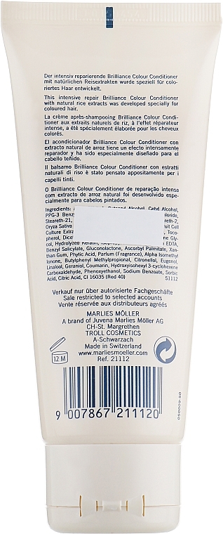 Кондиціонер для фарбованого волосся - Marlies Moller Brilliance Colour Conditioner * — фото N2