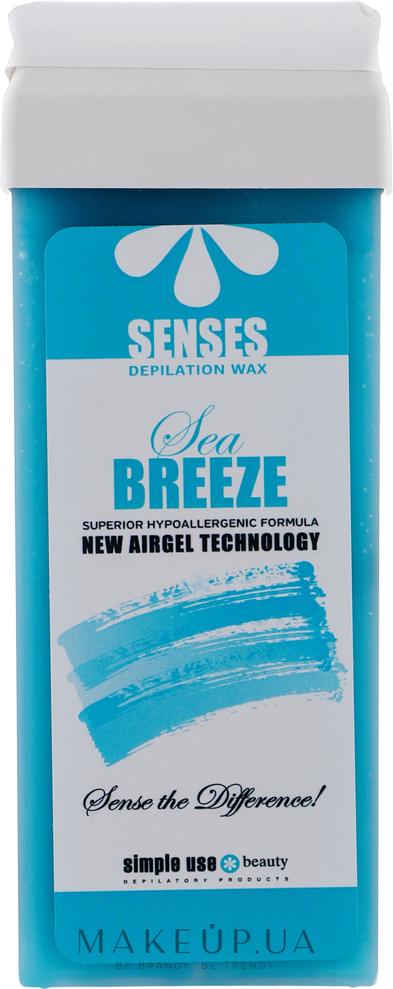 Синтетический воск для депиляции в картридже "Sea Breeze" - Simple Use Beauty Senses Depilat — фото 100ml
