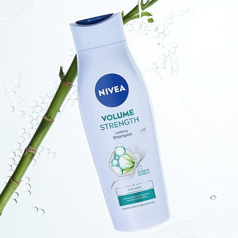 Шампунь "Объем и сила" с экстрактом бамбука и коллагеном - NIVEA Volumen & Strength Shampoo — фото N4