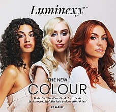 Палітра кольорів фарби для волосся - Luminexx The New Colour By Aloxxi — фото N1