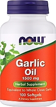 Капсулы "Чесночное масло", 1500 mg - Now Foods Garlic Oil — фото N2