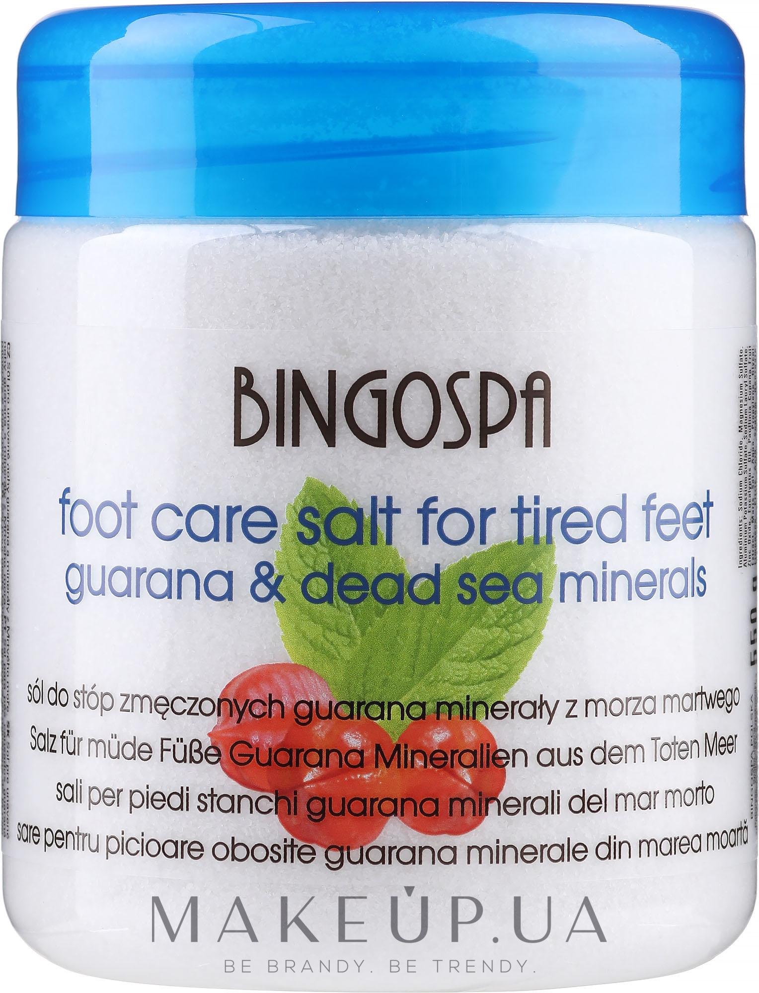 Соль для ванны для усталых ног - BingoSpa Salt for Tired Feet — фото 550g